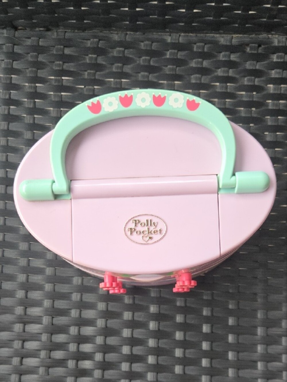 ✨🌸1991 VTG Bluebird Polly Pocket Pullout Playhouse Jewelry Box Compact Only 🌸✨ - Picture 2 of 15